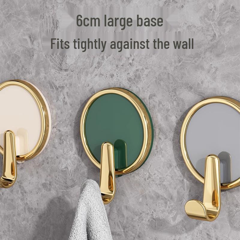 Elegant No-Drill Adhesive Door Hook for Coats & Hats