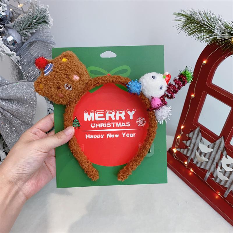 

Reindeer Twist Headband & Hair Clips for Girls - Christmas Accessories