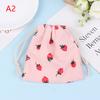 Cute Corduroy Small Lipstick Cosmetic Coin Purse Key Drawstring Storage Bag Women Jewelry Tote Rope Pouch String Bags Organizer