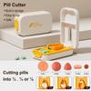 Small Pill Cutter Pill Cutter Splitter for Small and Tiny Pills Pill Splitter with Safety Lock Easy Open Close Professional