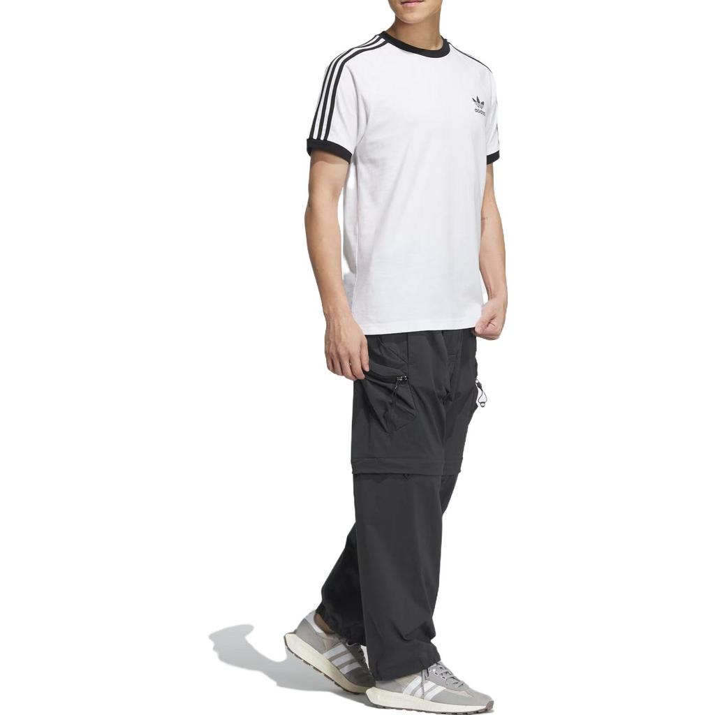 adidas Originals X Hamcus Kolaborácia FW23 Trojfarebné Odnímateľné Cargo Nohavice na náradie Unisex Nohavice Uhlovo-Čierne IX7082