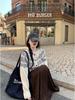 Women's Autumn/Winter Fair Isle Jacquard Knit Cardigan - Round Neck, Single-Breasted, Loose Fit Sweater Coat