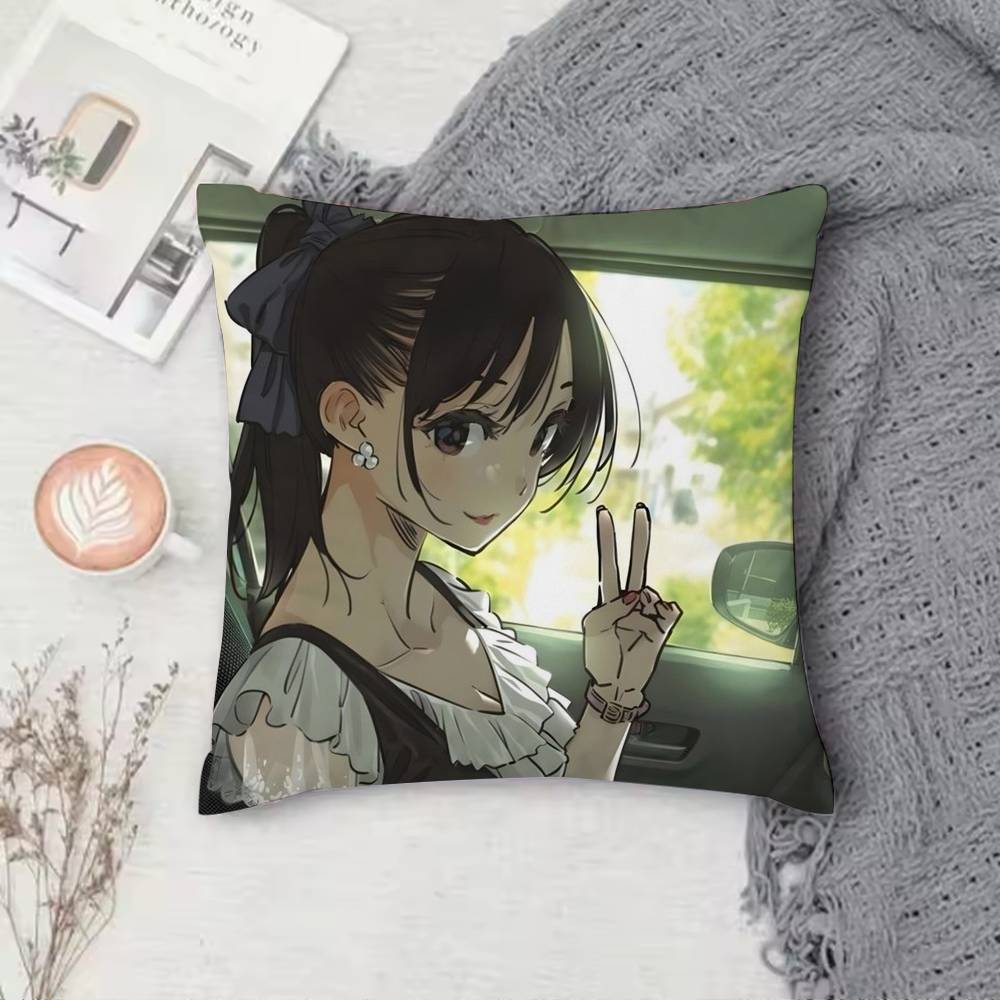 C-Chizuru I-Ichinose Pillow Case Cushion Cover Throw Pillow Case For Car Sofa