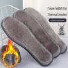 Unisex Thickened Winter Fleece Insoles - Warm, Plush, Breathable, and Deodorizing