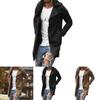 Men Lapel Trench Coat Outwear Overcoat Elegant Long Sleeve Winter Casual Warm Jacket