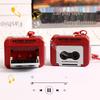 Retro Cassette Recorder Keychain Pendant - Stress Relief Bag Charm Small Gift