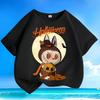 Children's Cartoon Pure Cotton Top, Summer Boys' and Girls' Casual Short-sleeved T-shirt