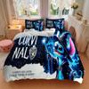 Cosmic Magic Fantasy Theme Printed 3pcs Bedding Set Soft Microfiber 1 Duvet Cover And 2 Pillowcases Home Bedroom Decor Xmas Gift Q1348