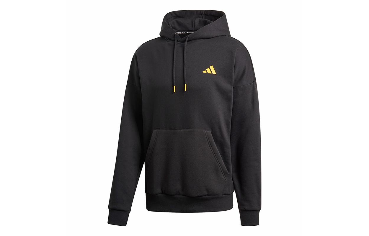 

Adidas Sweatshirts Men s Black Hooded Moderate Regular FR6595 XL
