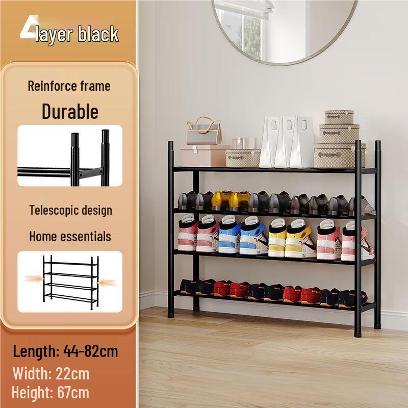 Stainless Steel Multi-Tier Shoe Rack
