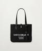 Satur Classic Buckle Tote Bag Black