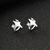 Star Ear Cuff Non Piercing Double Starburst Minimalist Wrap Cartilage Earrings for Women Men Jewelry Gift