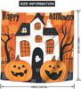 Halloween Pumpkin Tapestry Bedroom Creepy Black Cat Funny Tapestry Skull Wall Tapestry For Bedroom Living Room Dorm Decor