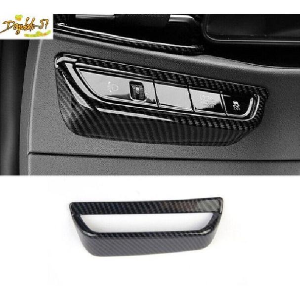 Carbon Fiber ABS Headlight Adjustment Switch Cover Trim For Kia Niro  2024