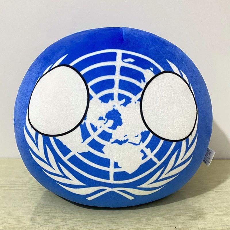 Polandball National Ball Peripheral China Soviet Union Dumpling Pillow Anime Peripheral Figurine Doll Secondary Element Cute