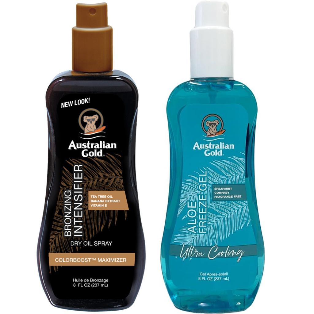Australian Gold Intensifier Dry Oil Spray + Aloe Freeze Gel