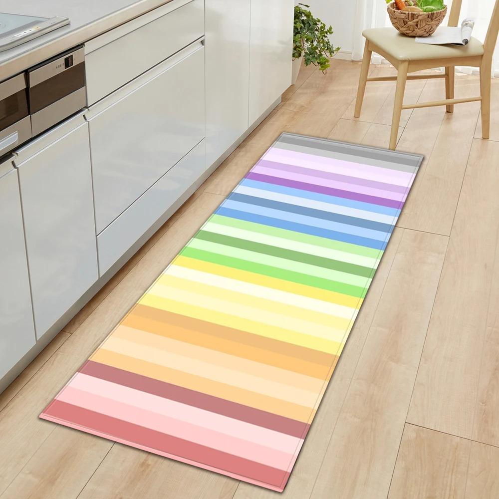 Geometric Creative Printing Home Kitchen Floor Mats Door Front Decoration Floor Mats