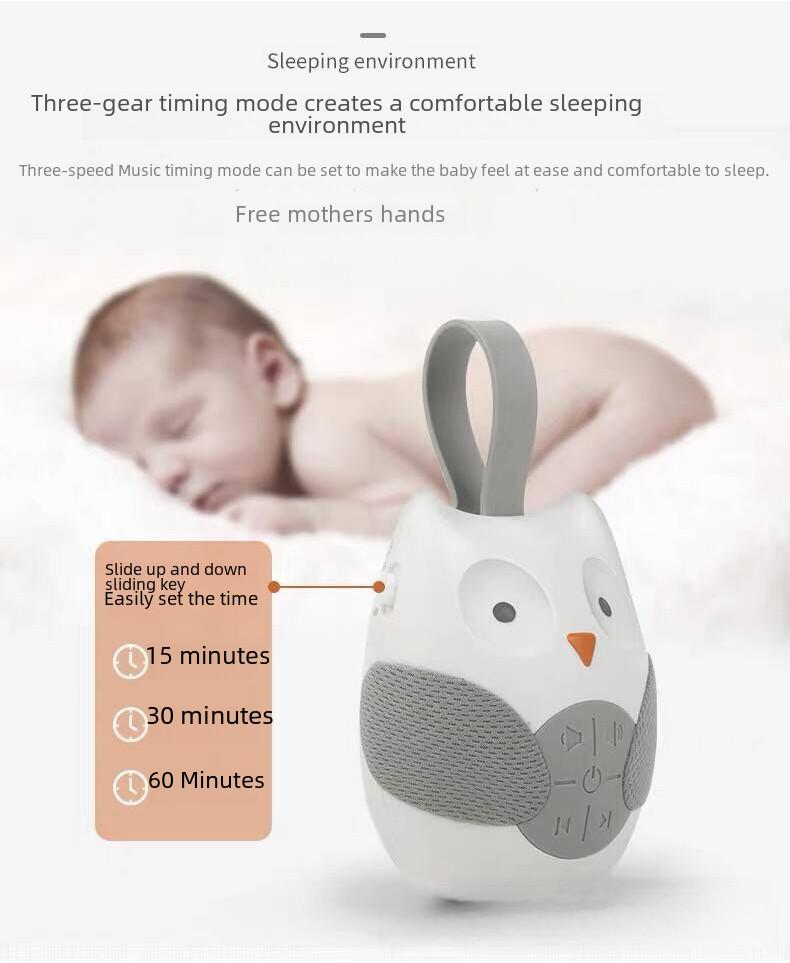 Soothing Baby Owl Sleep Aid With White Noise And Music For Newborns And Infants