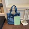 Denim Crossbody Bag Women Shoulder Handbag Large Capacity Tote Bag