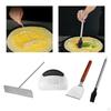 Crepe Spreader Pancake Cooking Scrap Kitchenware Batter Food Utensil Rake Oil Brush