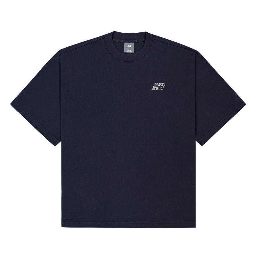 New Balance NB Grey SS25 T Shirt Men s Navy Blue NEF29641-NV XL