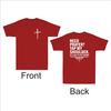 Christian Jesus Need Prayer Tap My Shoulder Front And Back Print Unisexs Tshirt