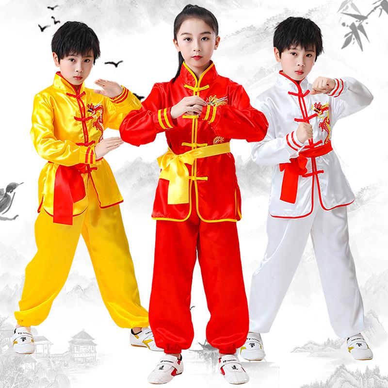 Kids' Wushu and Kung Fu Performance Uniforms: Dragon & Lion Dance, Tai Chi Costumes