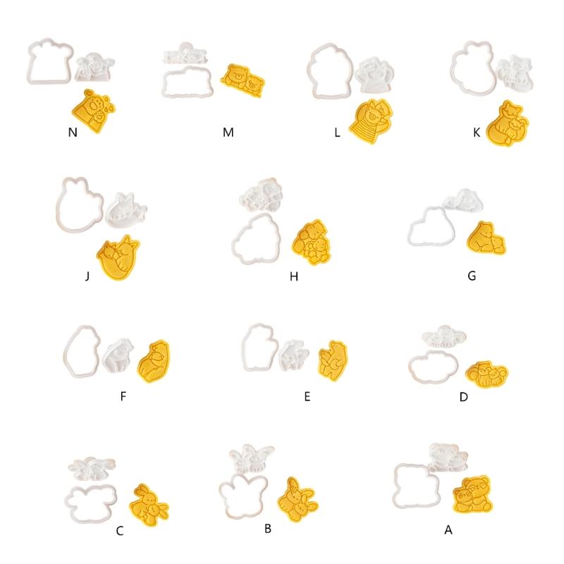 Creative Animal Biscuit Cutter Flexible Silicone Cookie Mould Baking Enthusiasts Gear Cake Decorations Kitchenwares