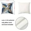 1 Stück - 2D Flachdruck Exquisite Blattmuster Wurfkissenbezüge Polyester Kissenbezug Sofa Dekokissenbezug