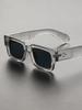 1PC Plastic Geometric Frame Fashion Decorative Glasses DailyTravel Driving