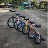 Height-Adjustable Single Wheel Unicycle with Steel Rim and Pedals