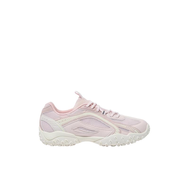 FILA Eshape Blossom Fashion Versatile Comfortable Trendy Low-Top Lifestyle Casual Shoes Women sneaker White Pink 1XM02348H661