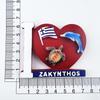 Greece Fridge Magnets Zakynthos Tourist Souvenirs Fridge Stickers Home Decor Wedding Gifts Message Board Magnetic Stickers