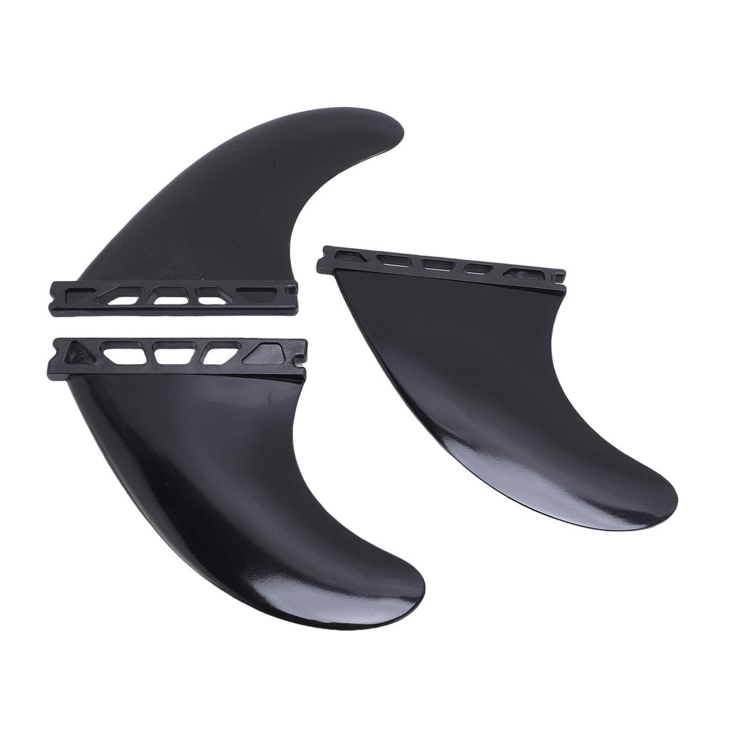 Surfboard Fins Set of 3 Sturdy PVC   for Longboard Shortboard Stand Up Paddle Board