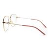 Gucci optical glasses [Available Prescriptions] Love Parade GG Logo Modern Plain Square Gold F glasses case (random size and color) + glasses cloth