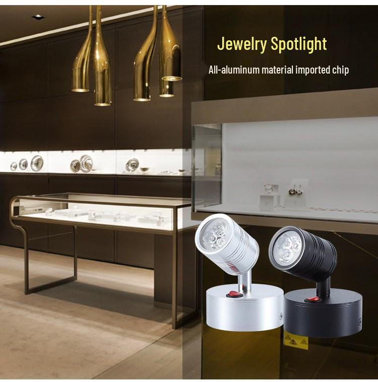 Wireless Jewelry Display Spotlight with Battery
