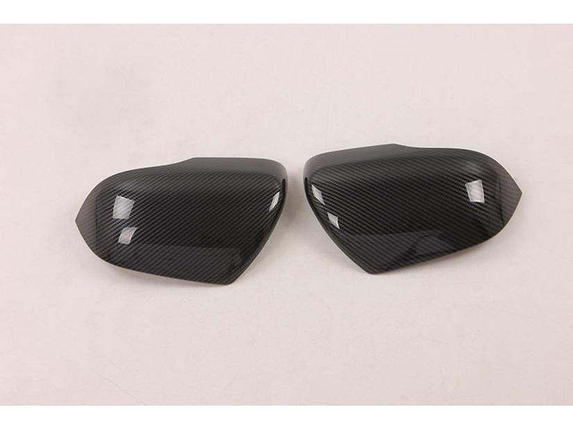 2020 H-1/Grand Starex Black Carbon Fiber Pattern ABS Rearview Mirror Cover