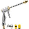 High Pressure Adjustable Water Sprayer for For car Lawn Garden Cleaning Dual Spiral Flow Alloy Body 200x50mm Size