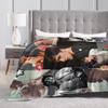 Warm Soft Blanket Picnic Jacob Elordi Throw Blanket  Flannel Bedspread For Living Room Funny Sofa Bed Cover