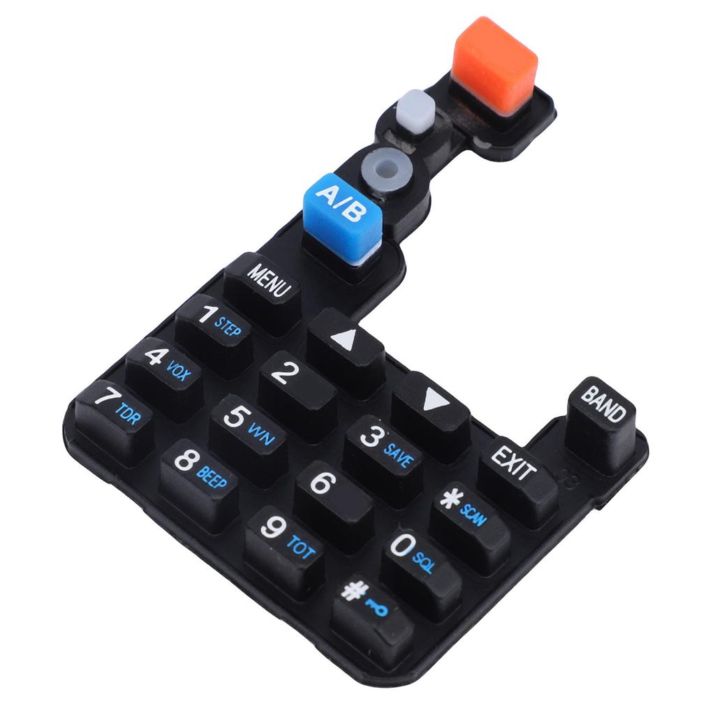 10PCS Number Keyboard Replacement for UV-5R UV-5RA UV-5RC UV-5RE Series Radio Silicone Keypad