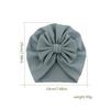 Bowknots Baby Hat Soft Turban Solid Big Bow jente Bonnet cap For Newborn
