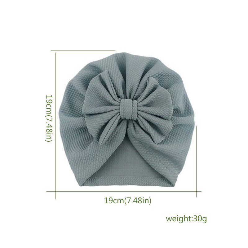 Bowknots Baby Hat Soft Turban Solid Big Bow jente Bonnet cap For Newborn