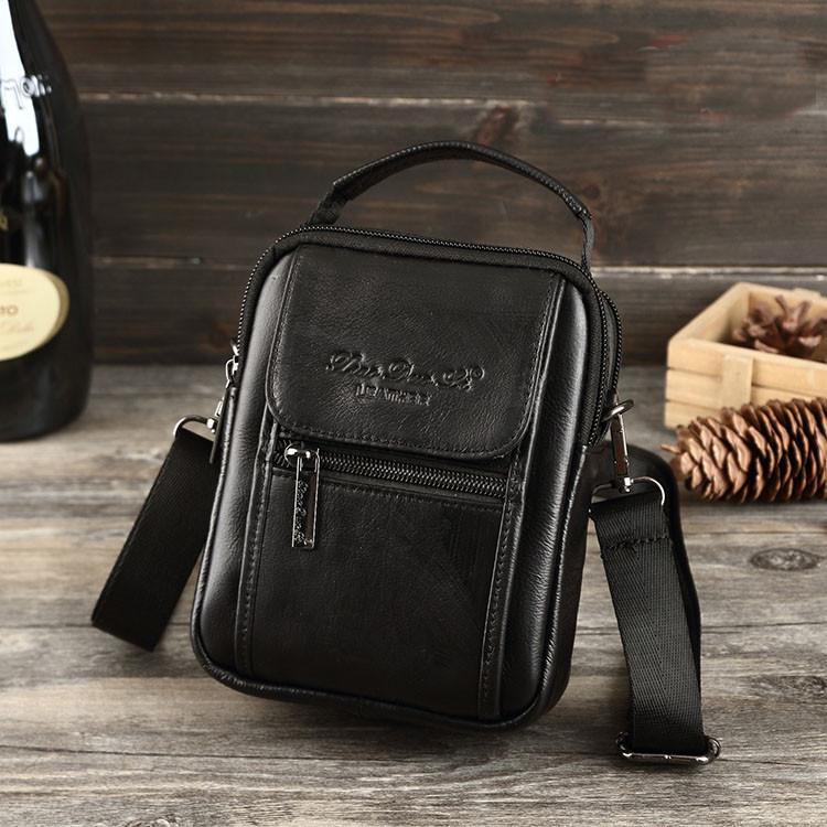 

Мужские маленькие наплечные сумки кросс-боди, сумка, ремень из натуральной кожи, набедренная сумка, поясная сумка, мини-сумка мессенджер из натуральной коровьей кожи для мужчин кофейный