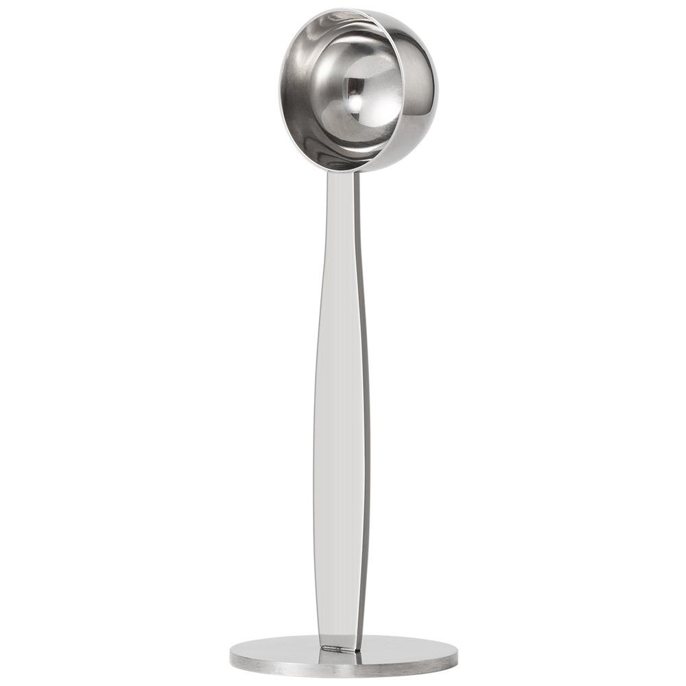 Portable 2-in-1 Measuring Coffee Scoops Stainless Steel Pressed Bottom Coffee Tamper Durable TSP Barista Tool Coffee Bean