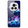 For Honor Magic6 Pro 5G Slim Case Pattern Printing PC+Tempered Glass+TPU Phone Shell