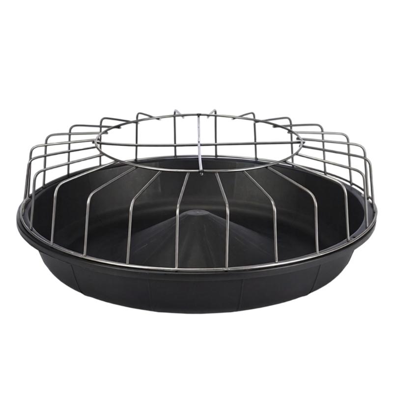 Poultry Feeding Tray 14/24/30 Slots, Efficiently Control Food Spill Trough Chicken and Pigeons Feeder