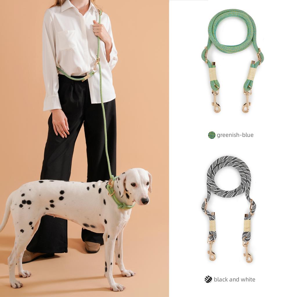 Multifunction Dog Leash New Design Durable Nylon Pet dog Lead rope for small and medium Walking Dogs Bulldog Samoyed hunting dog
