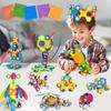 Rainbow Soft 3d Building Blocks Assemble Baby Intelligence Development Set Style