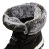 HOBIBEAR Kids Snow Boots Waterproof Outdoor Winter Shoes Warm Faux Fur Lined Elastic Band Boots
