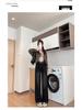 Women's Cement Grey High Waist Wide Leg Jeans - Slimming, Versatile, Trendy Spring & Autumn Pants